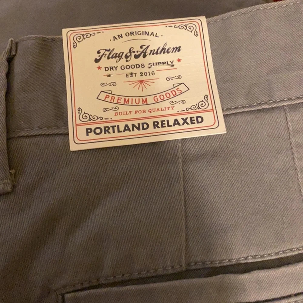 Flag & Anthem Portland Chino‎ Relaxed Grey